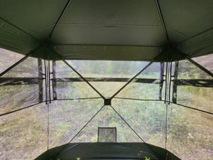 Deluxe ground blind see through 360°